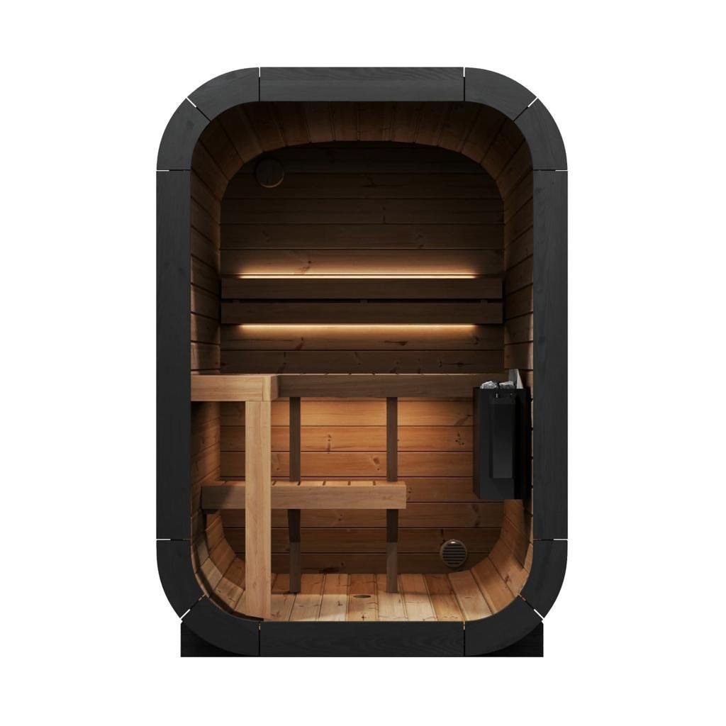 SaunaLife Model CL3G Cube Outdoor Sauna