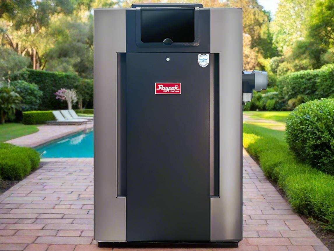 Raypak 266K BTU Digital Natural Gas Pool Heater 009221