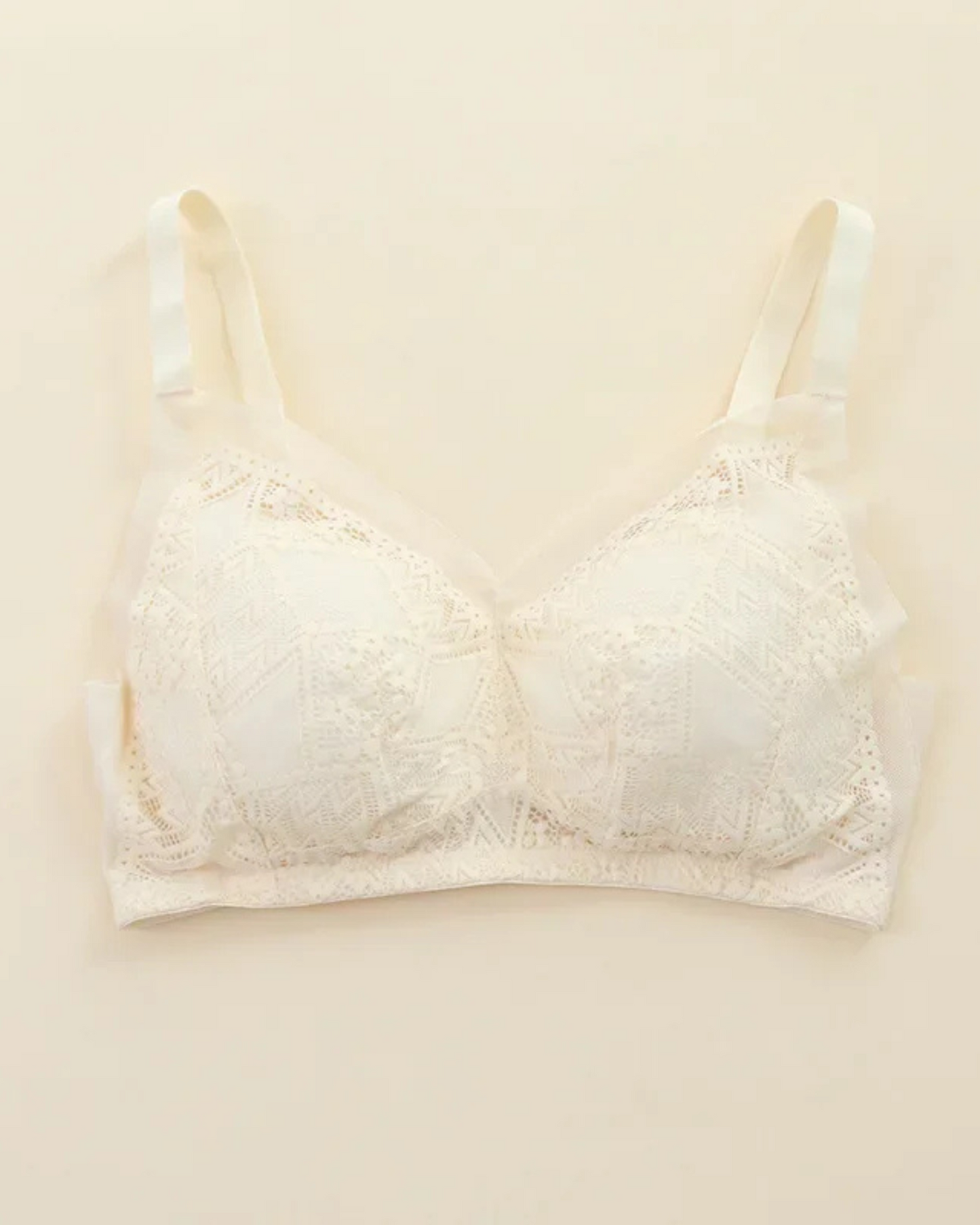Soft lace and mesh bralette