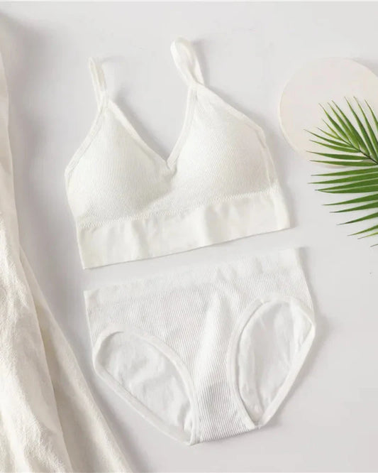 Classic Ribbed Lingerie Set