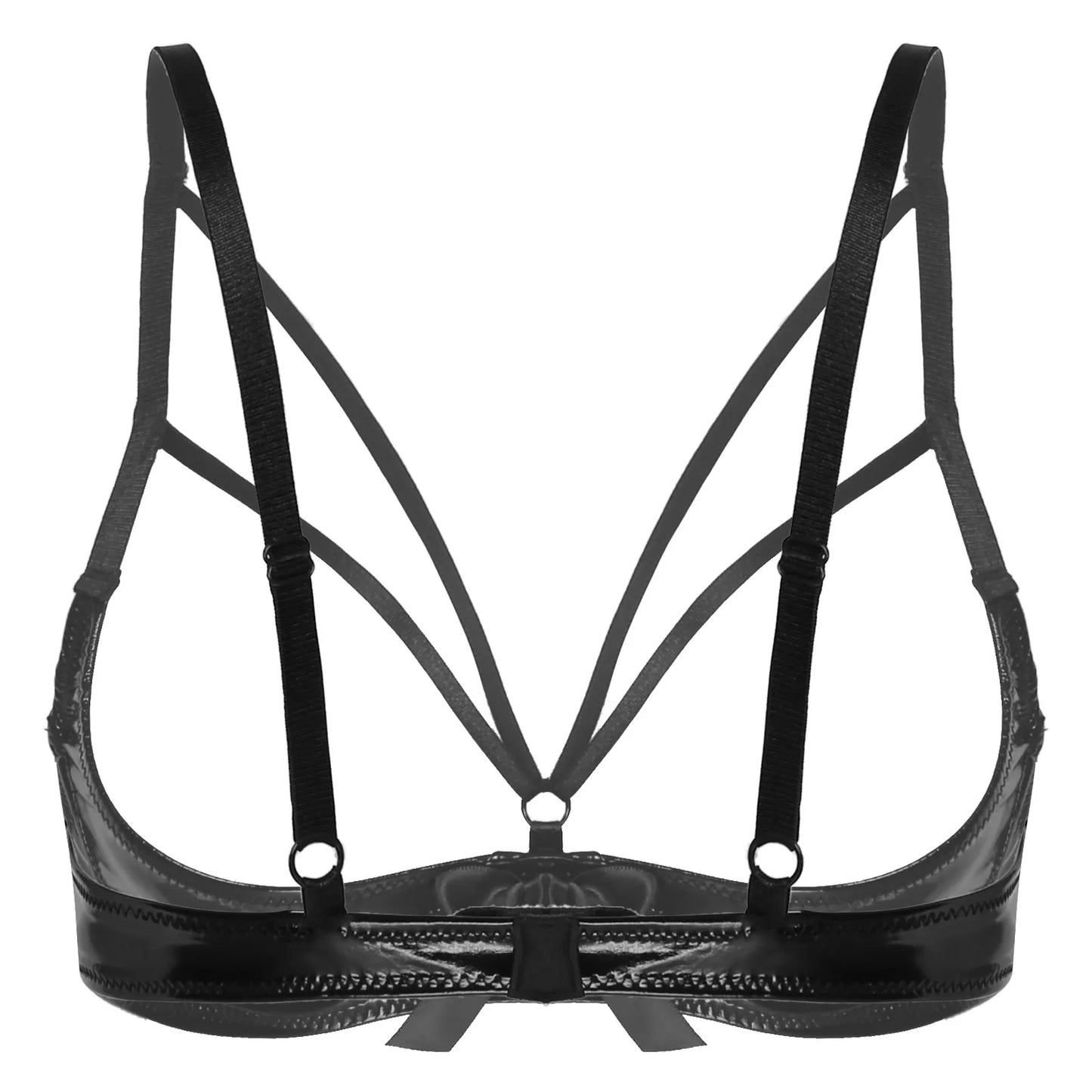 Open cup bra