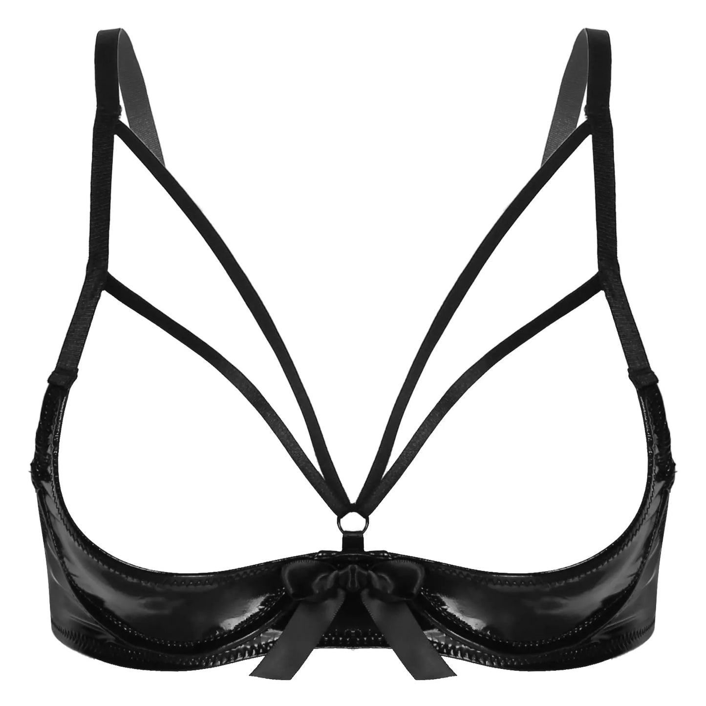 Open cup bra
