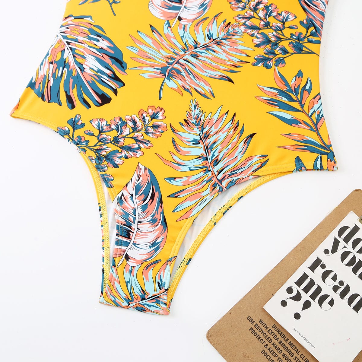 One-piece swimsuit with adjustable straps