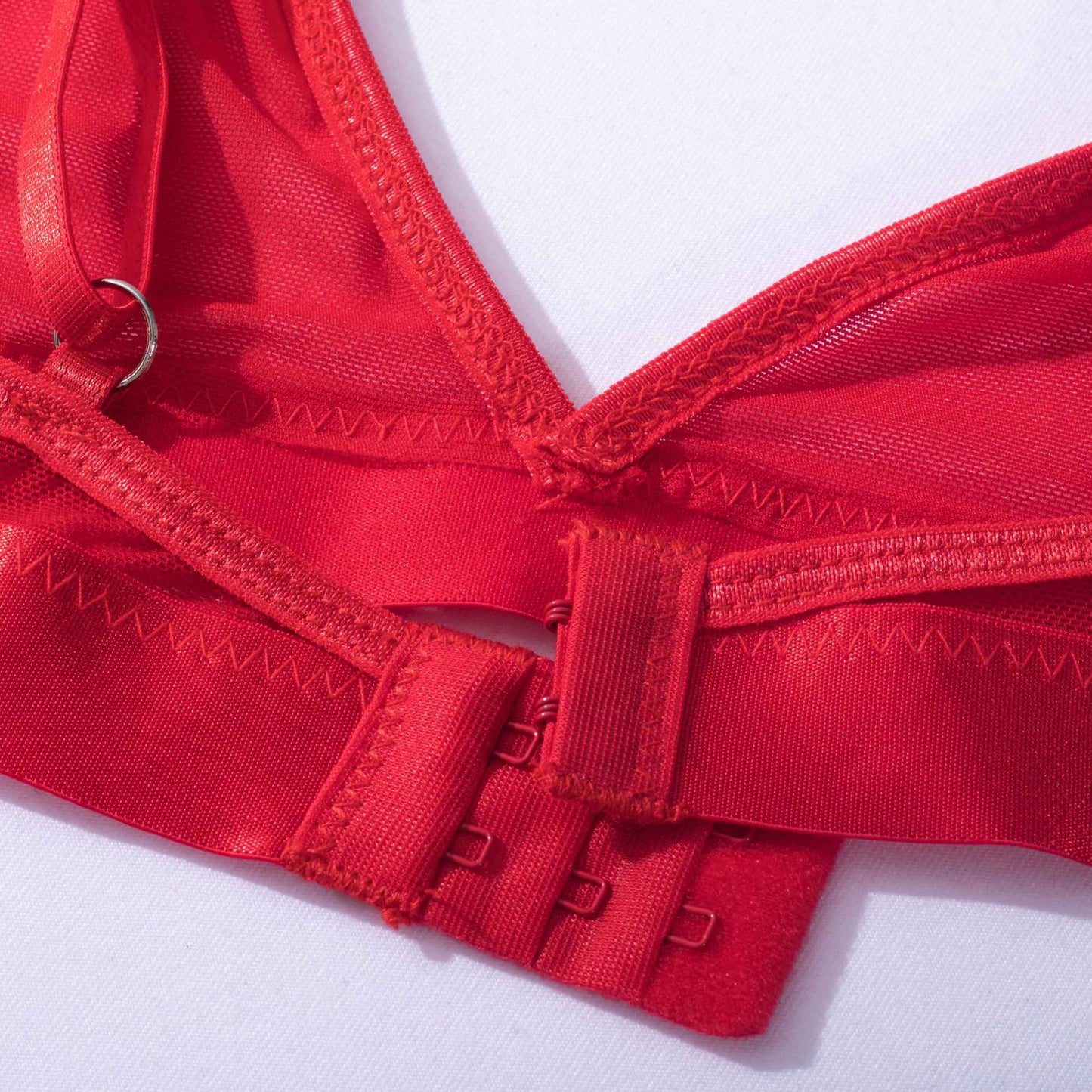 Lingerie set with a choker and a skirt