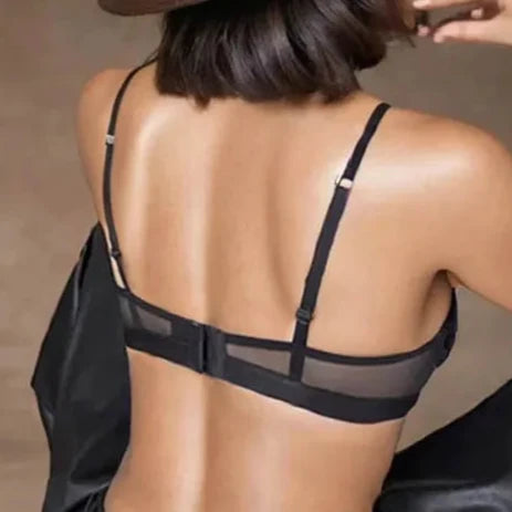 Mesh fabric bra