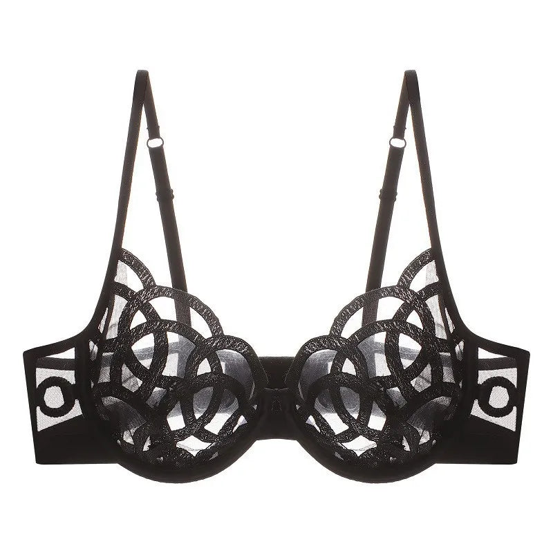 Mesh fabric bra