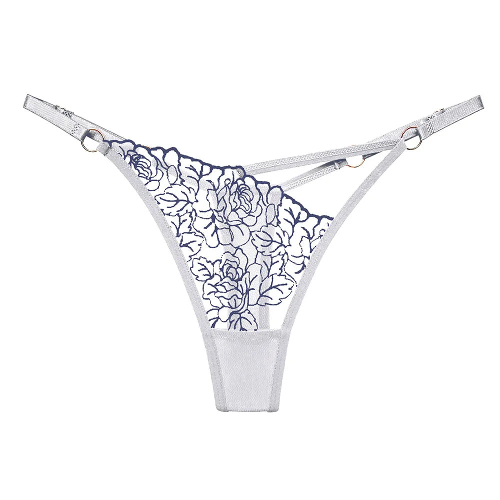 Mesh thong panties