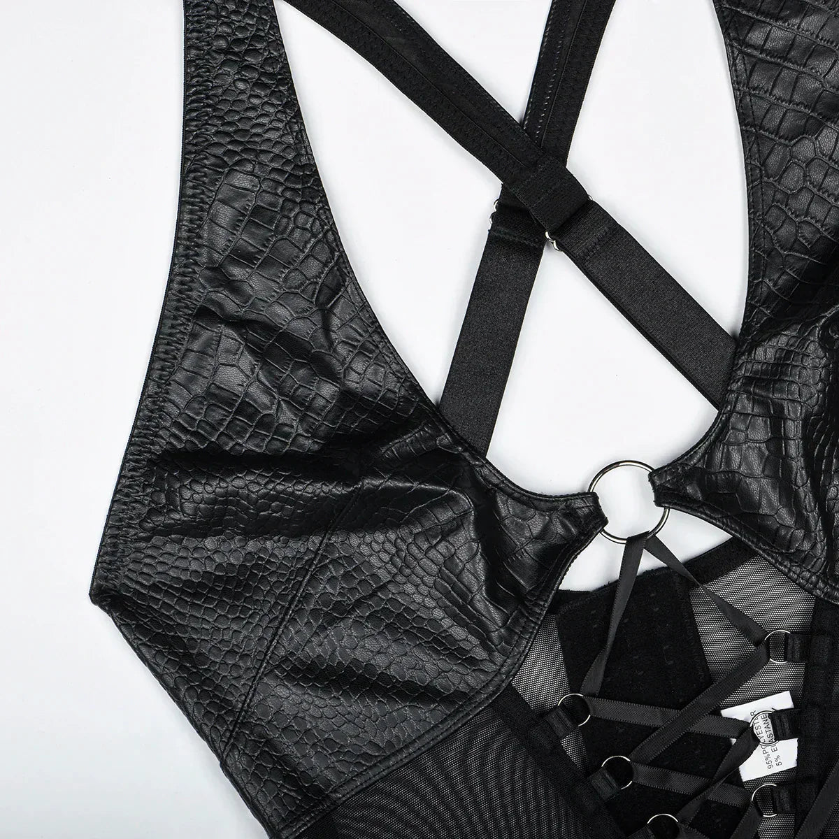 Lingerie set with a decorative skirt