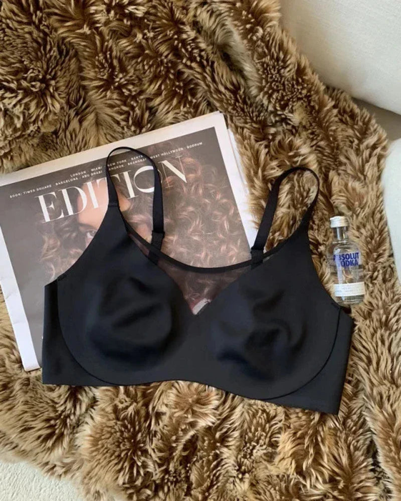Soft mesh bra