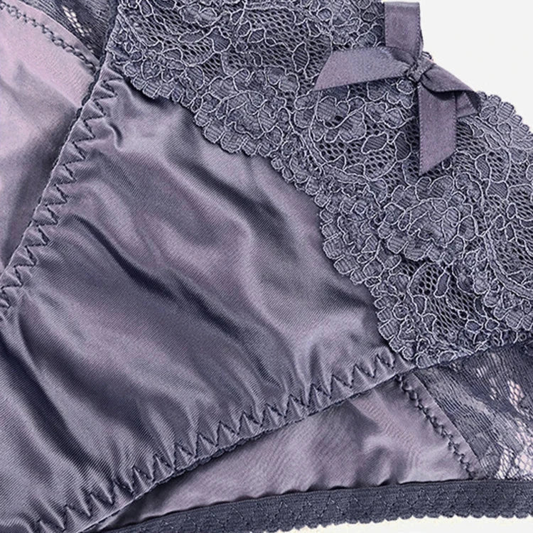 Lacy insert thong panties
