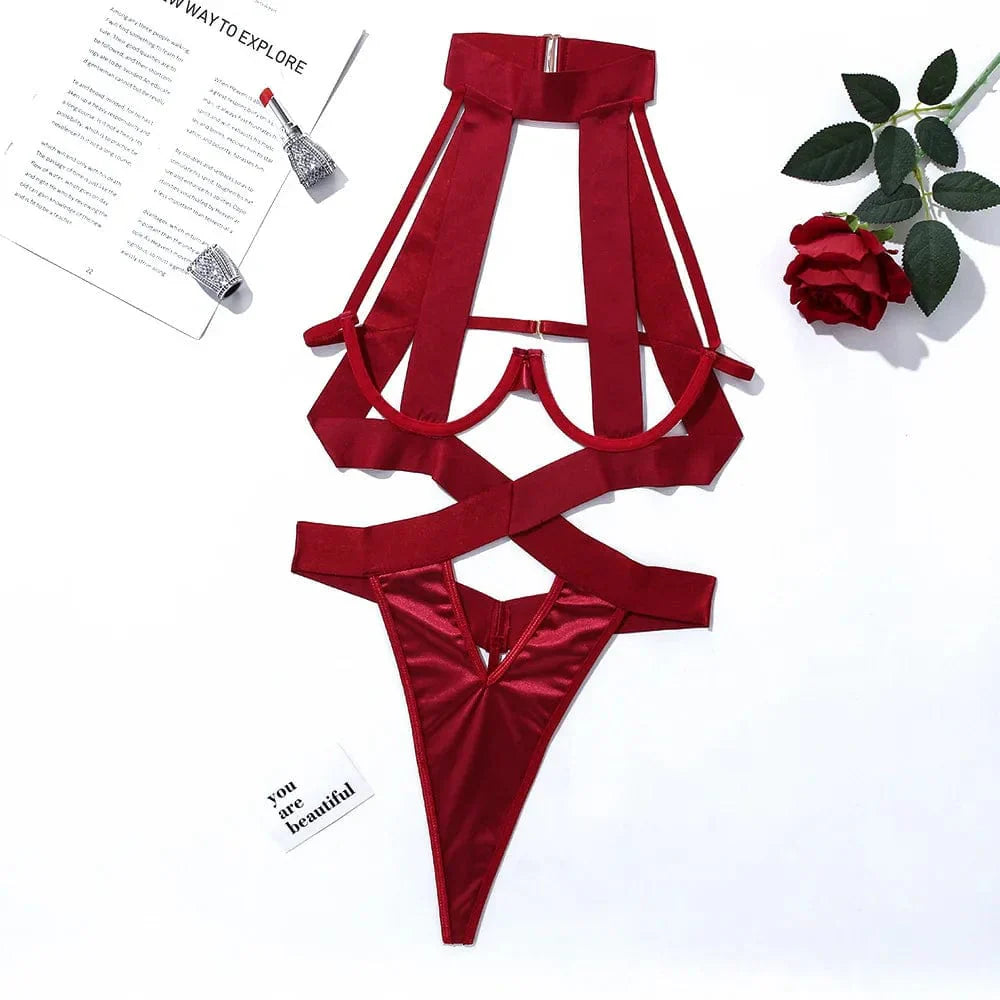 Body with boned straps