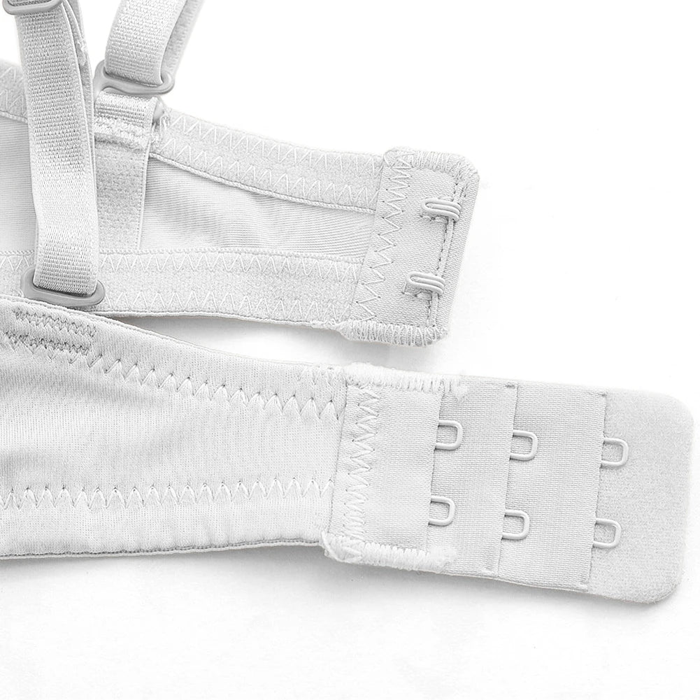 Bra with adjustable and detachable straps