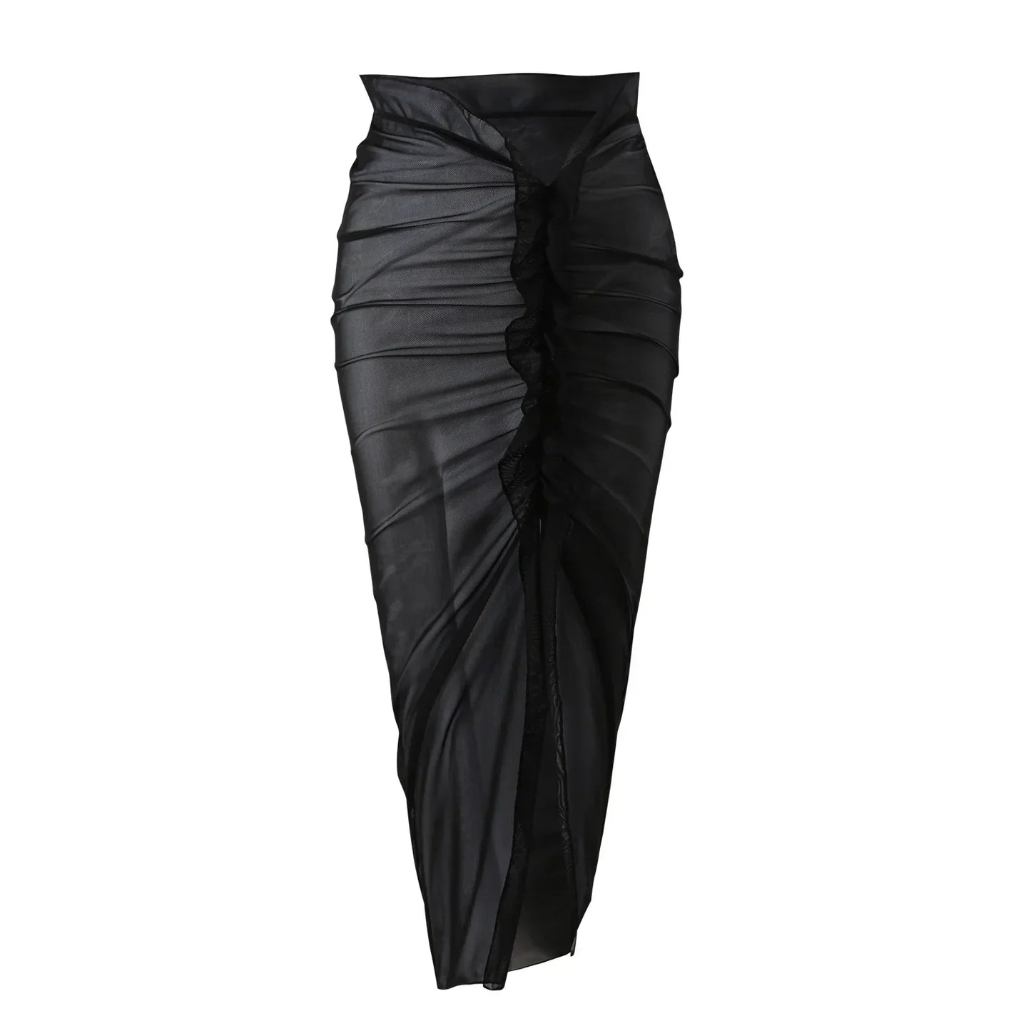 Two-piece swimsuit with a skirt