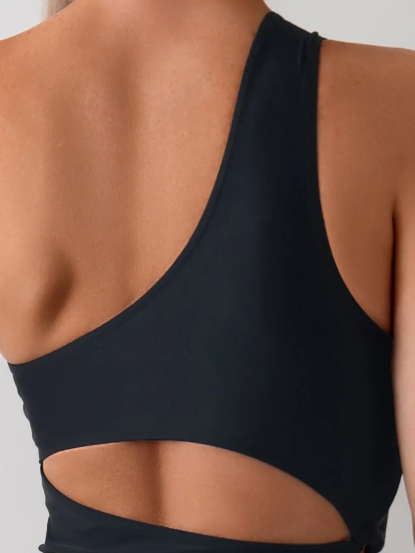 Cut-out monokini with a tie at the hip