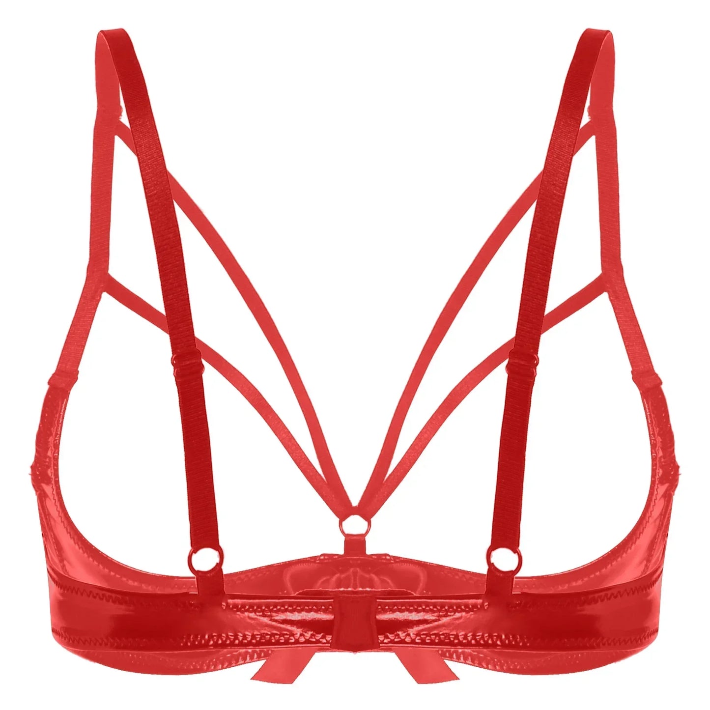 Open cup bra