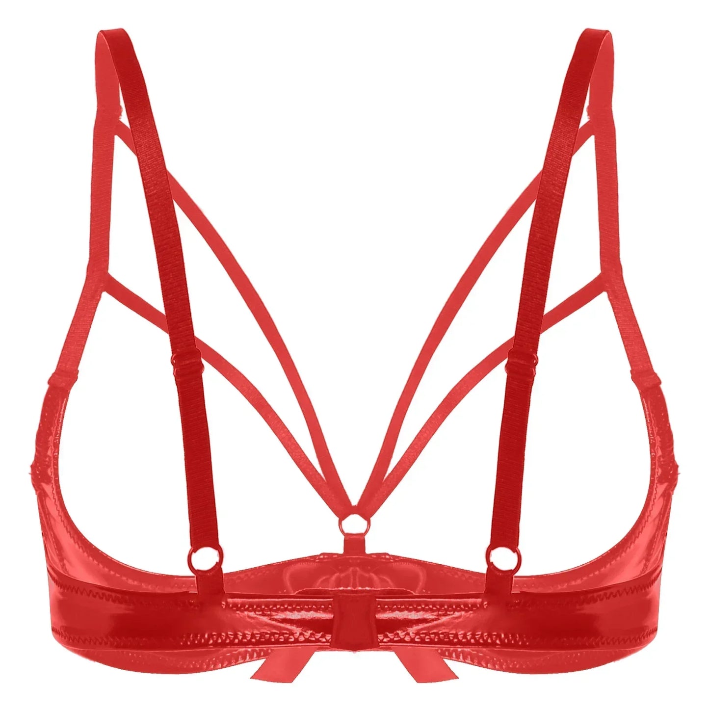 Open cup bra
