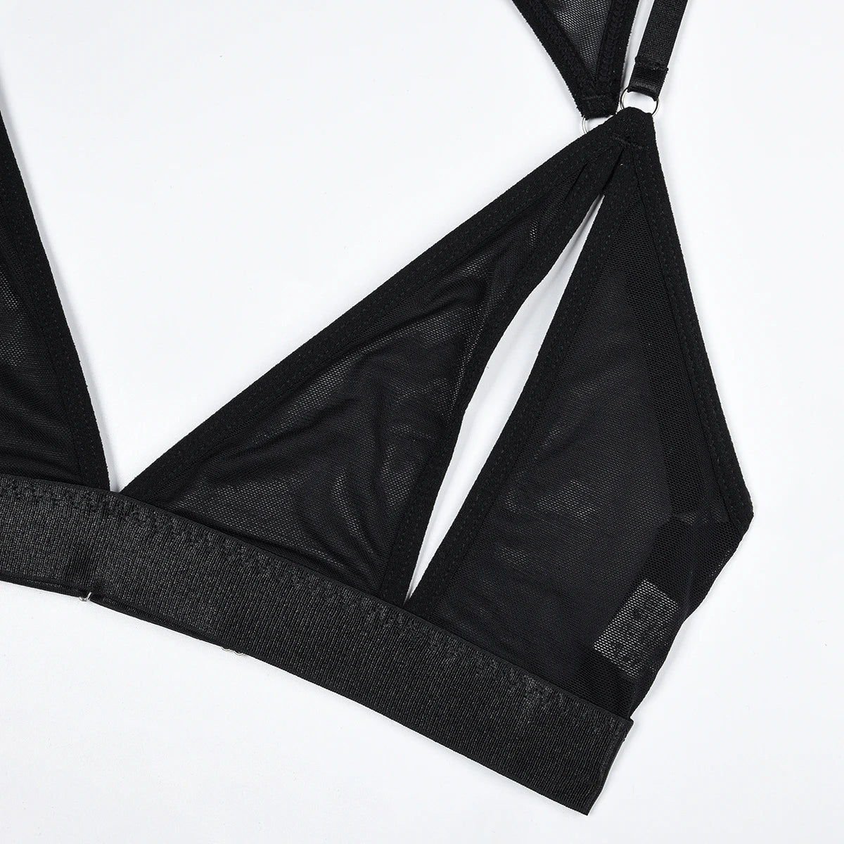 Lingerie set with a choker and cut-outs