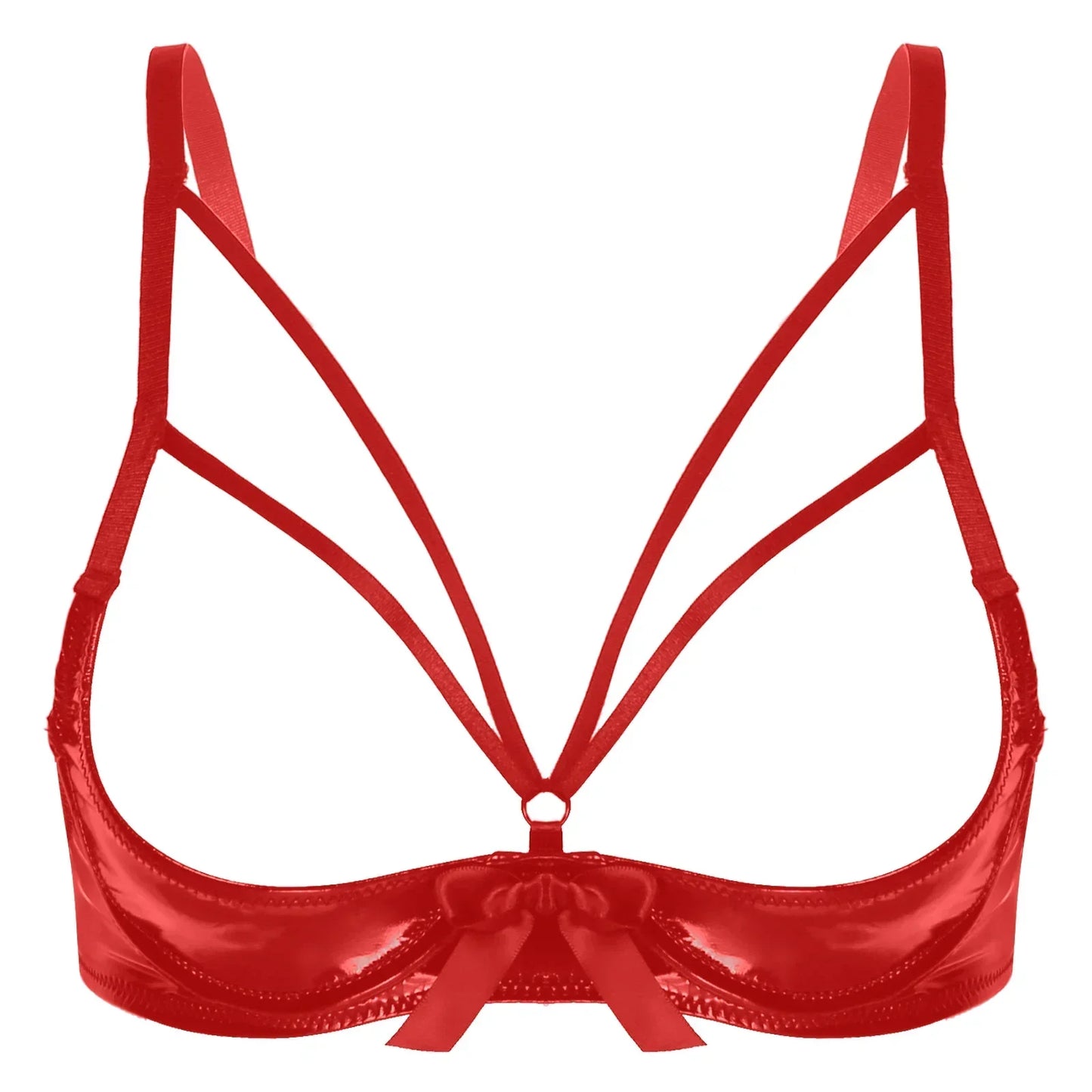 Open cup bra