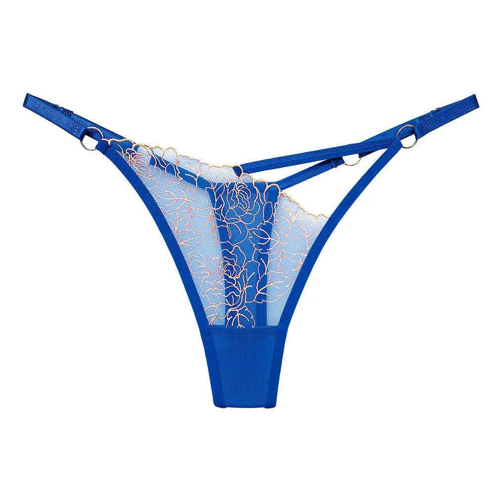 Mesh thong panties