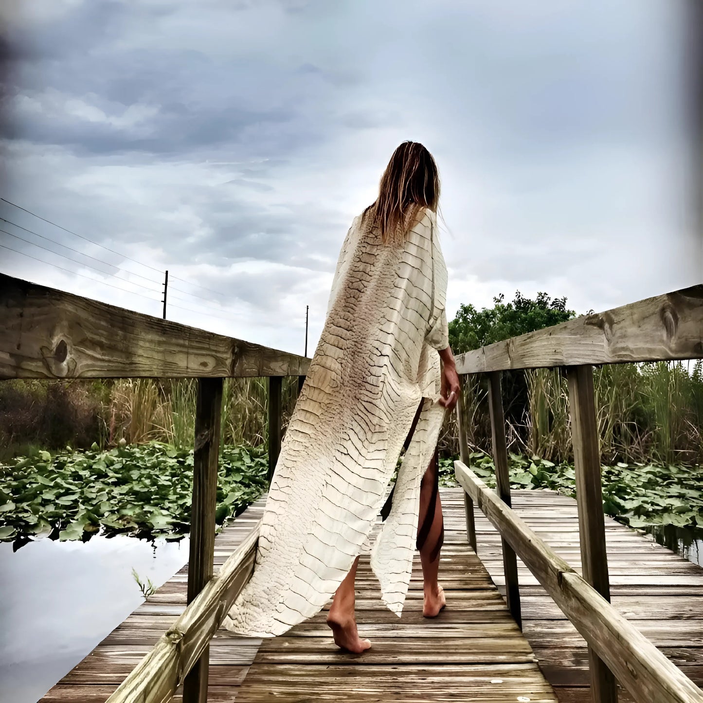 Animal Print Beach Kimono