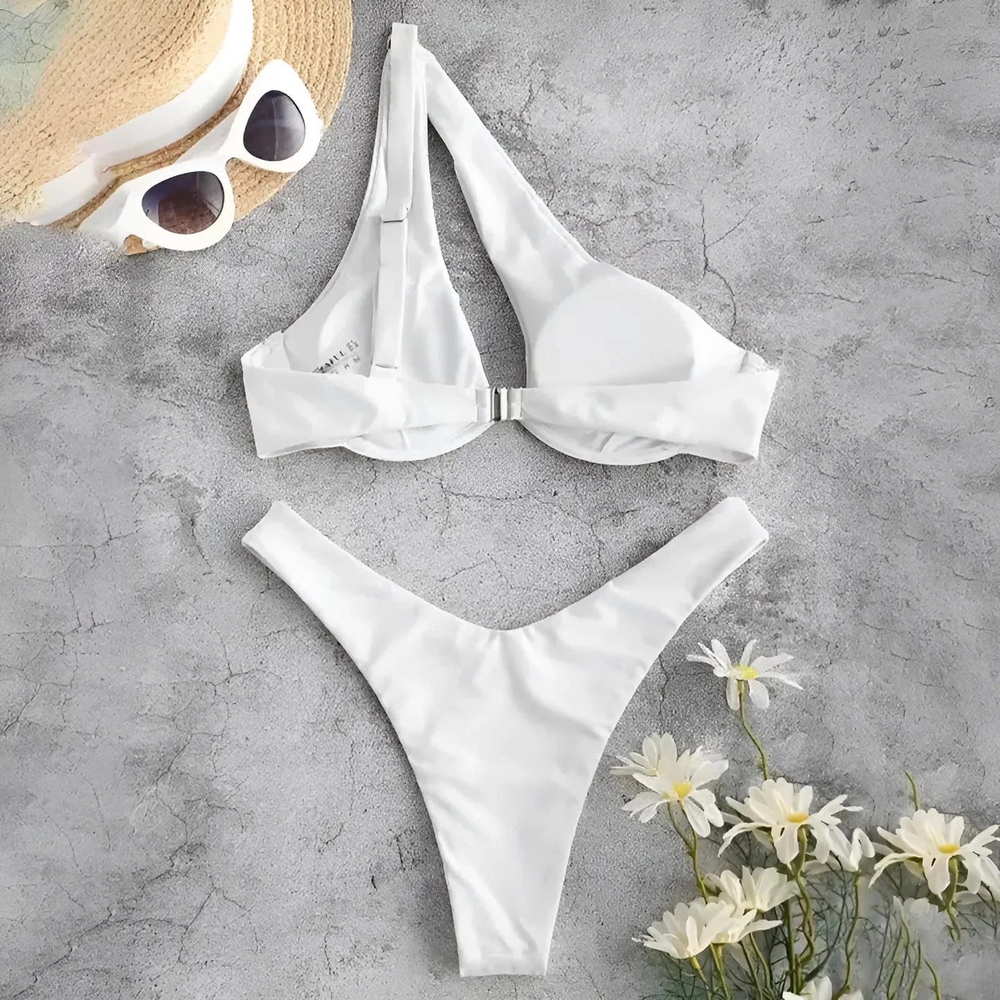Asymmetrical Two-Piece Swimsuit