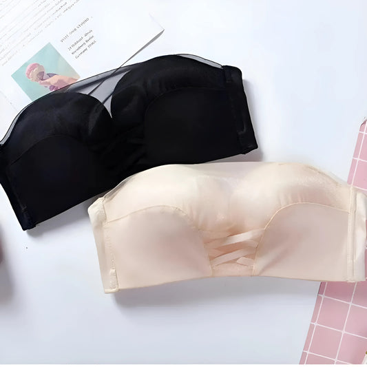Bardot Bra with Mesh Detail