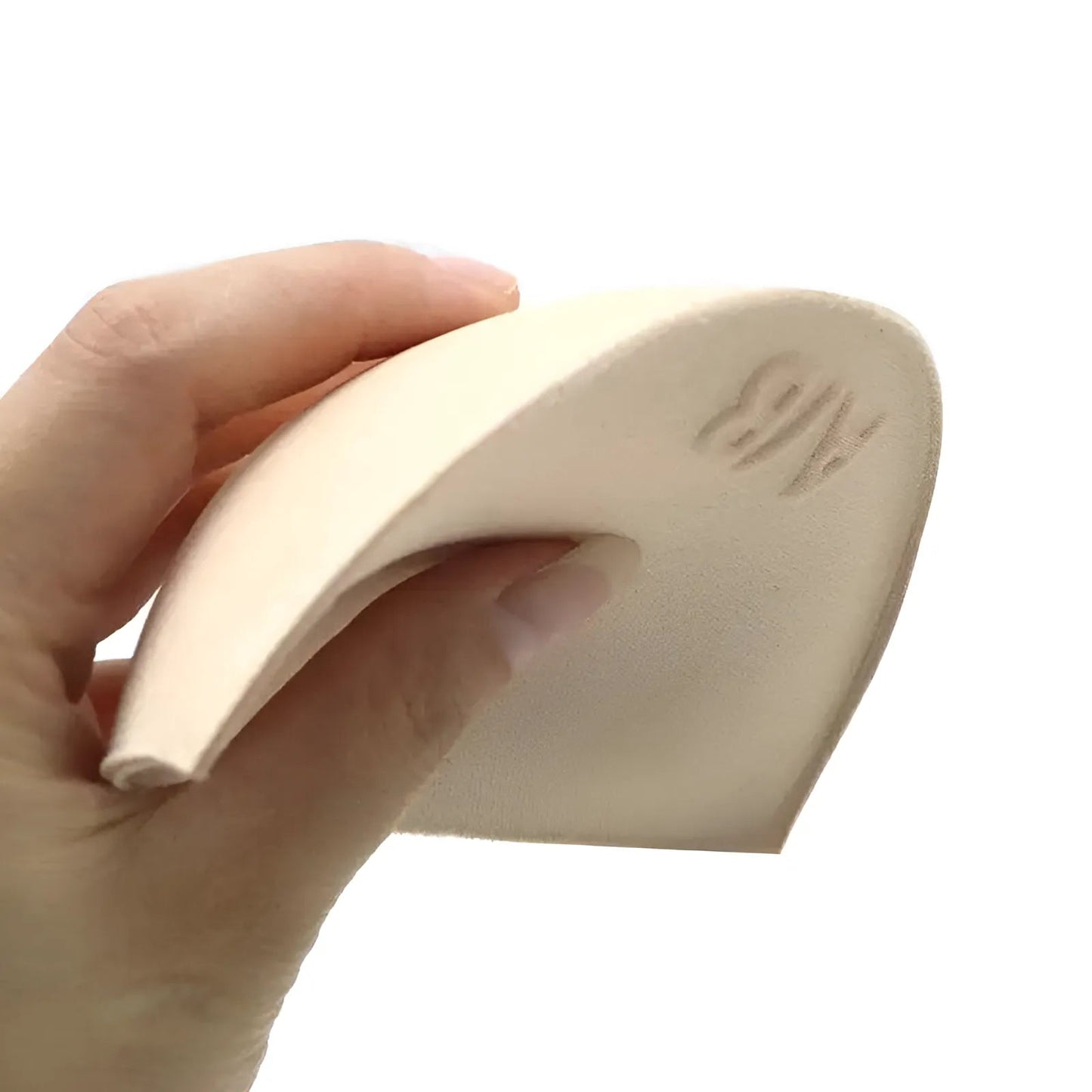 Beige Fabric Bra Inserts