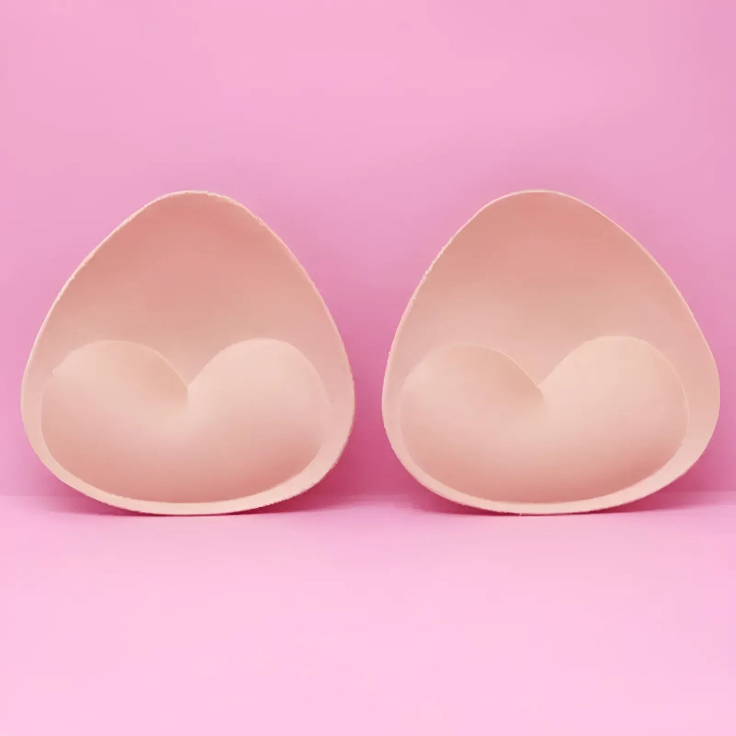 Beige Triangle Fabric Bra Inserts