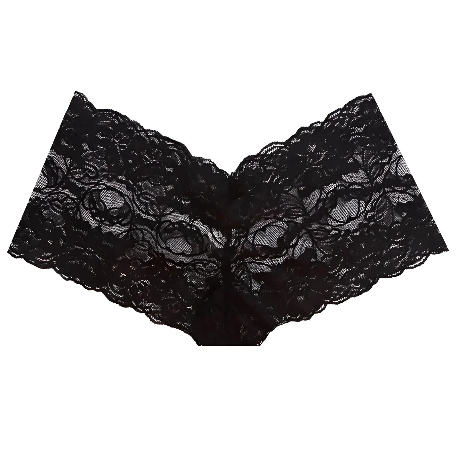 Black Lace Brazilian Knickers