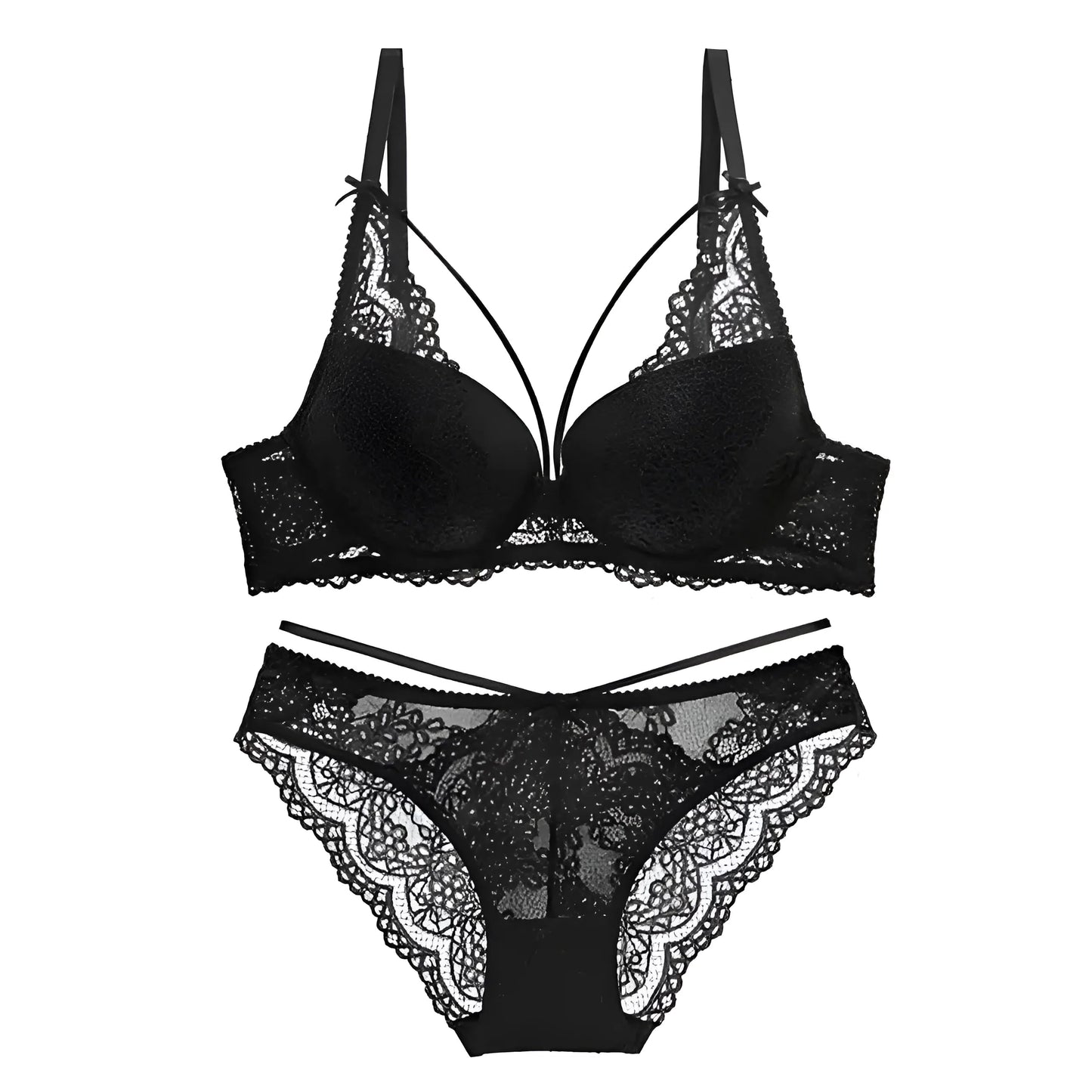 Black Lace Lingerie Set