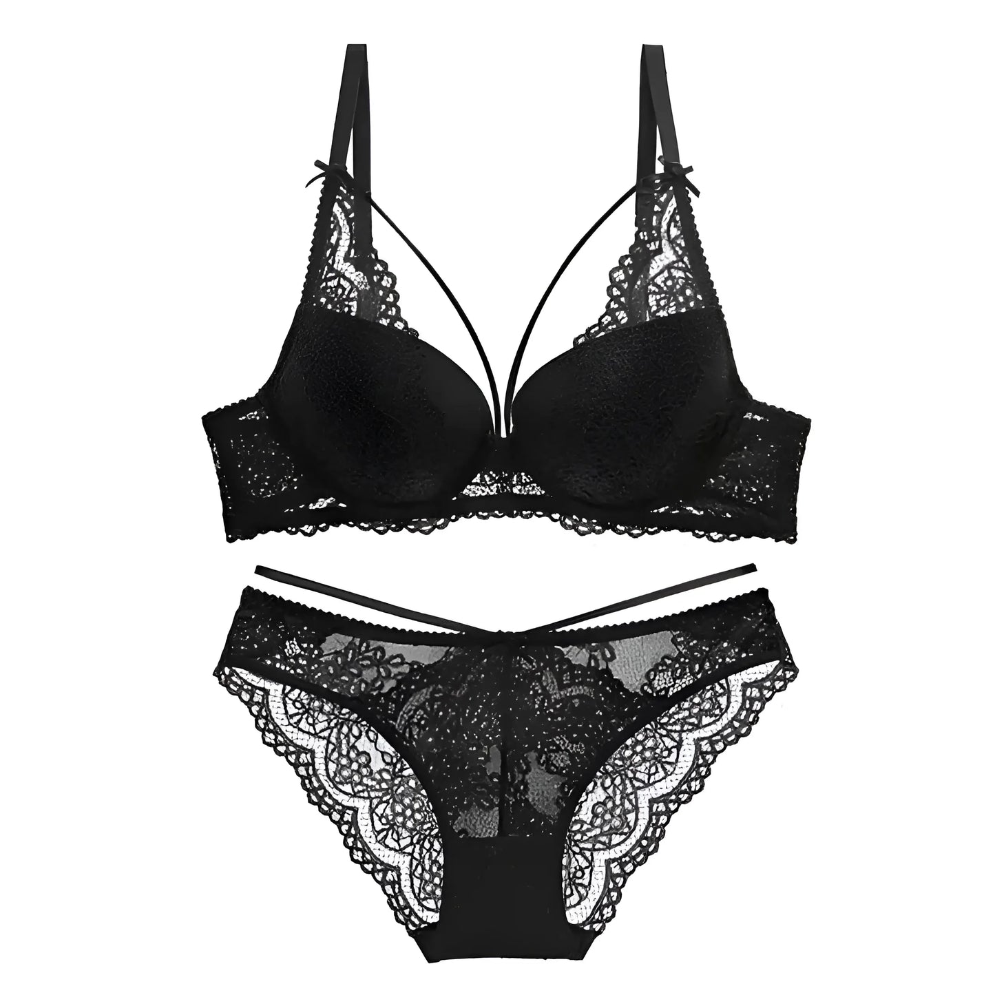 Black Lace Lingerie Set