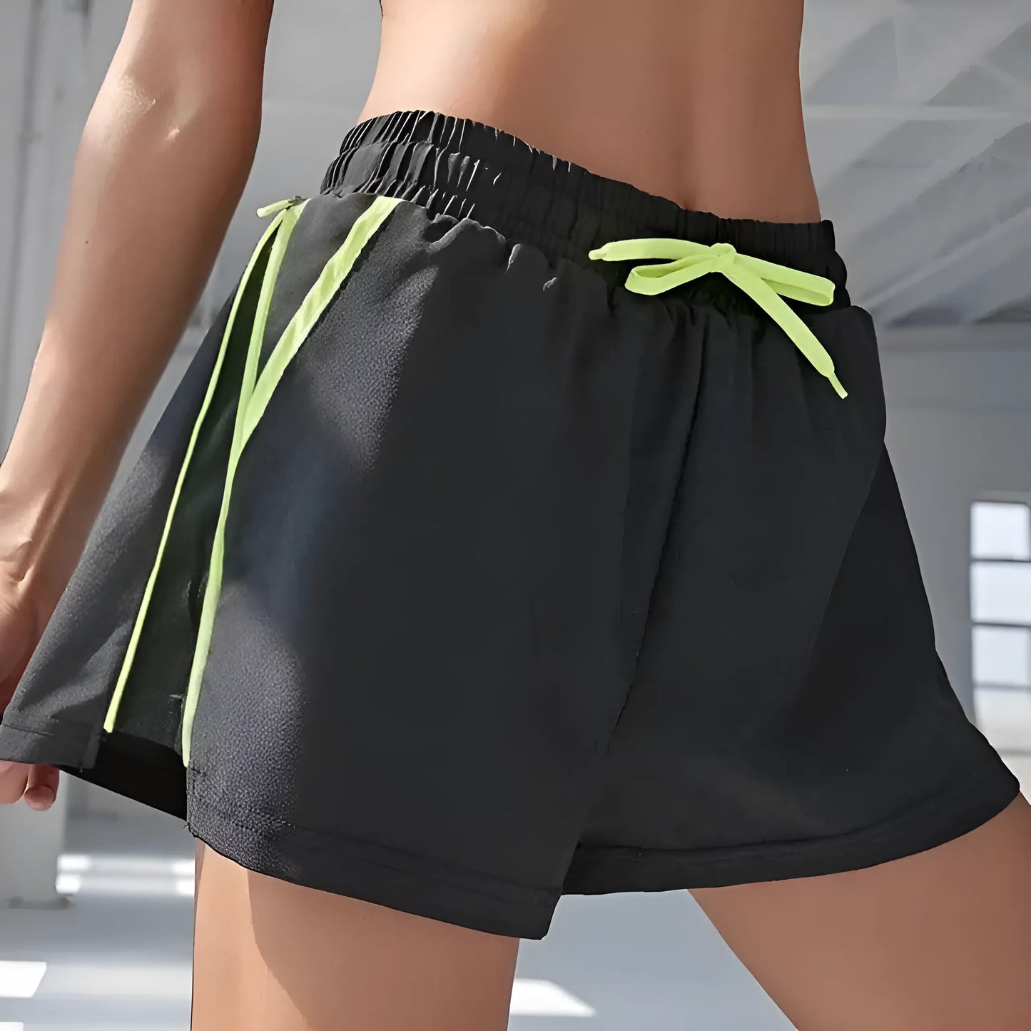 Black Loose Sports Shorts