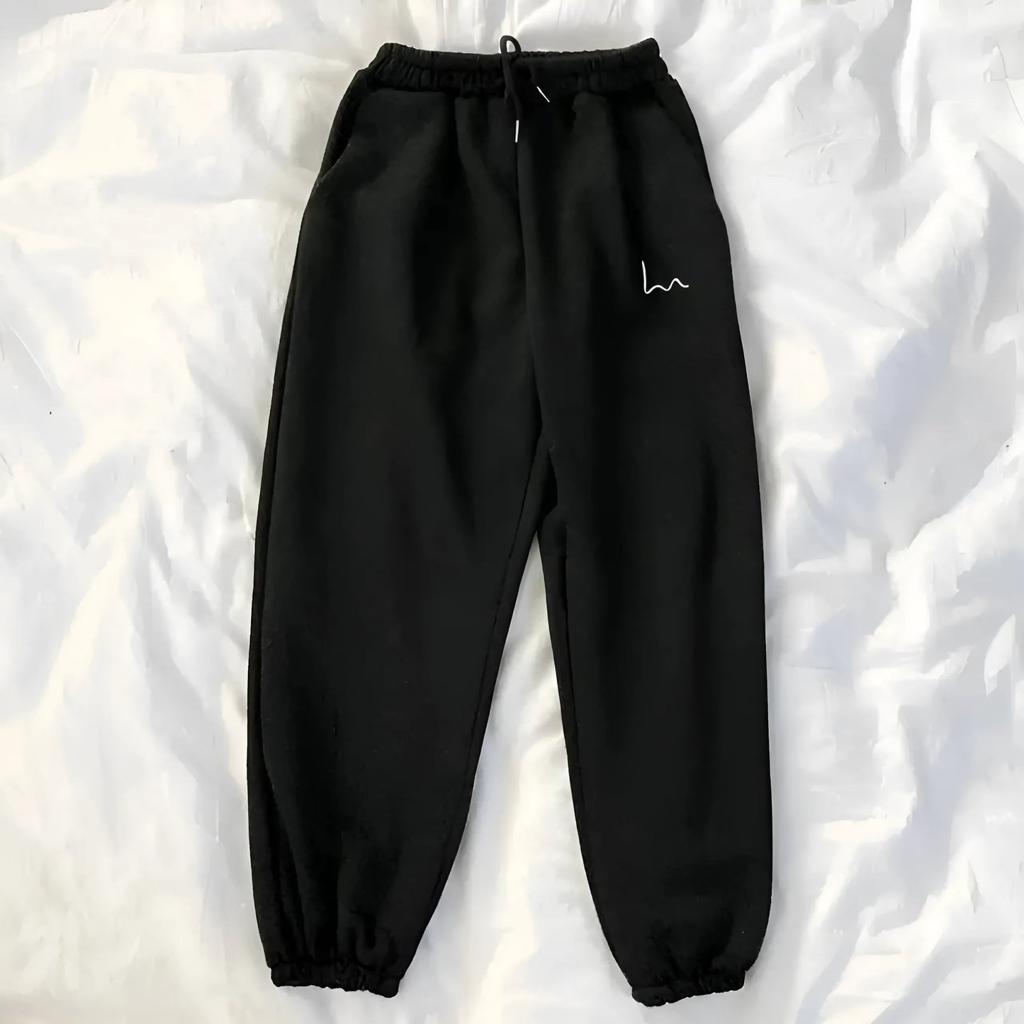 Black Simple Sweatpants