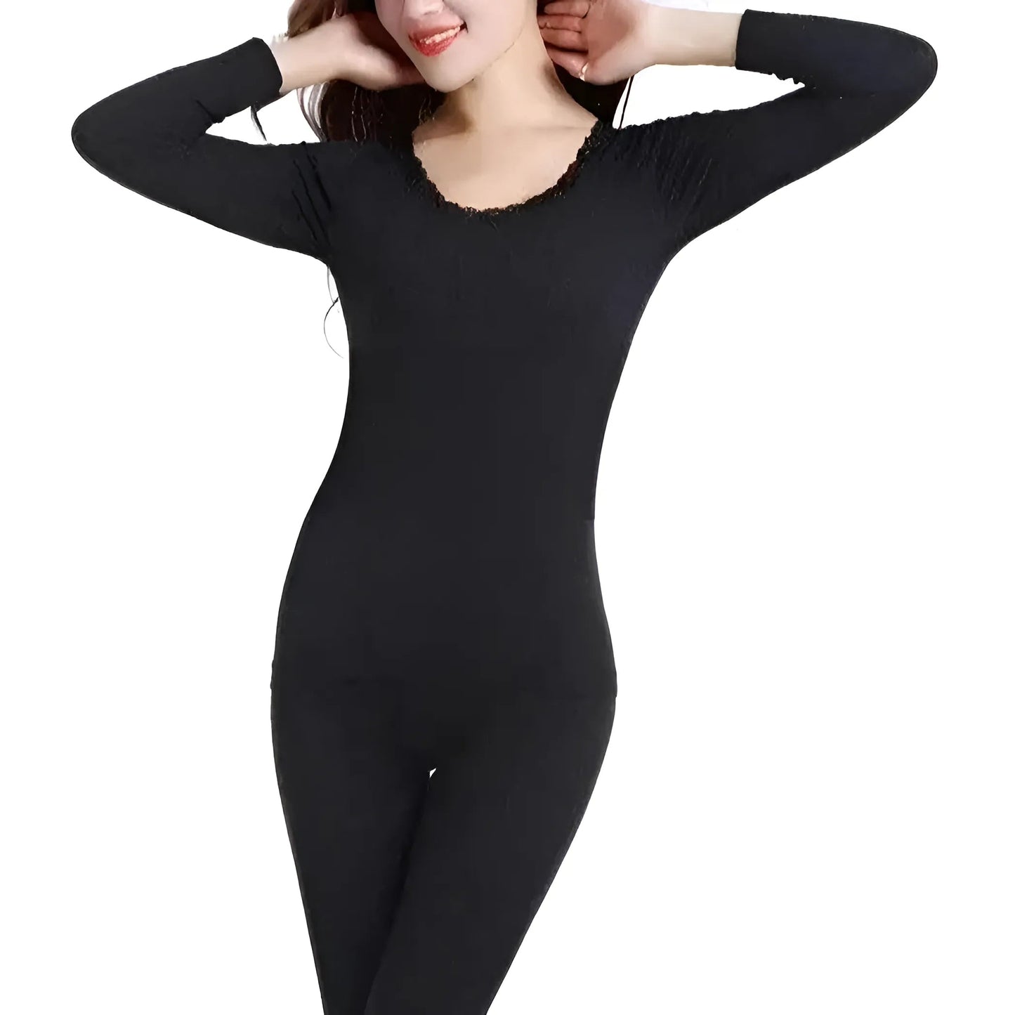 Black Universal Thermal Underwear