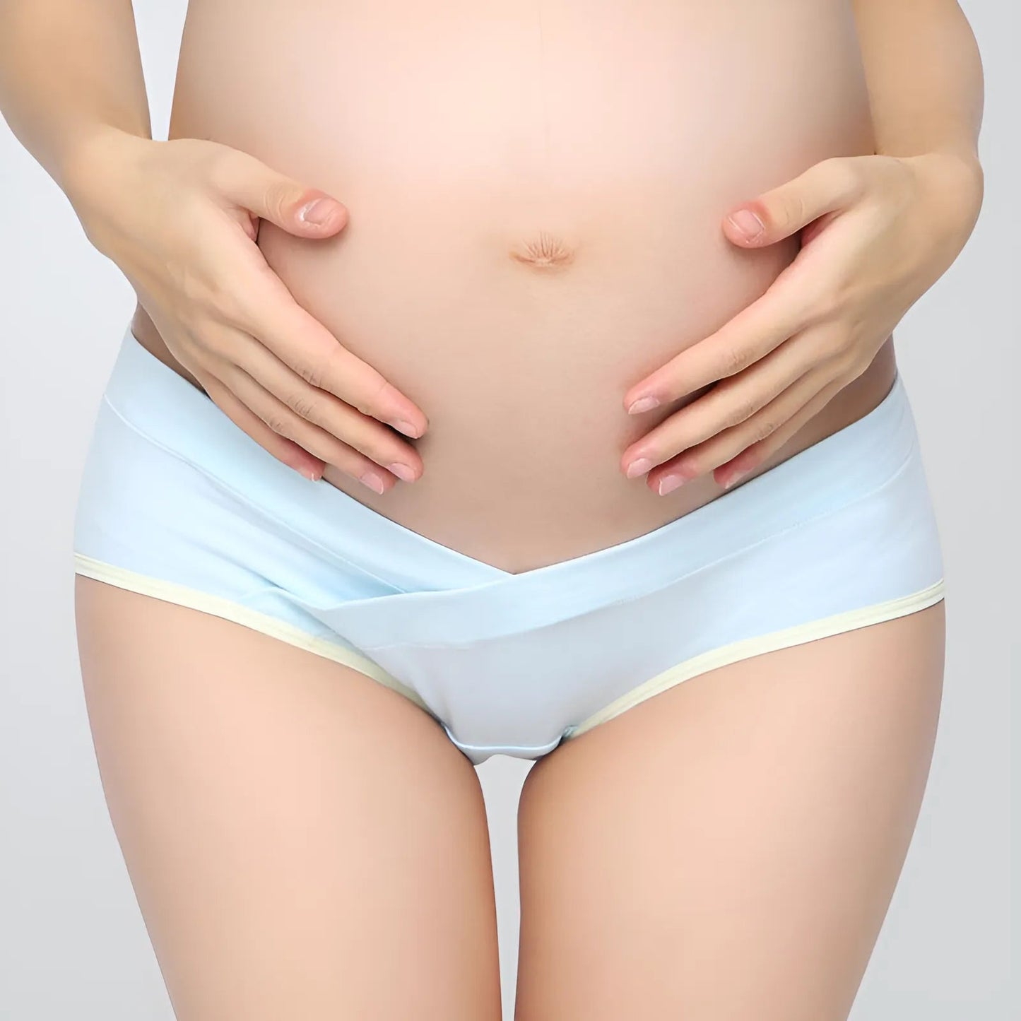 Blue Maternity Briefs