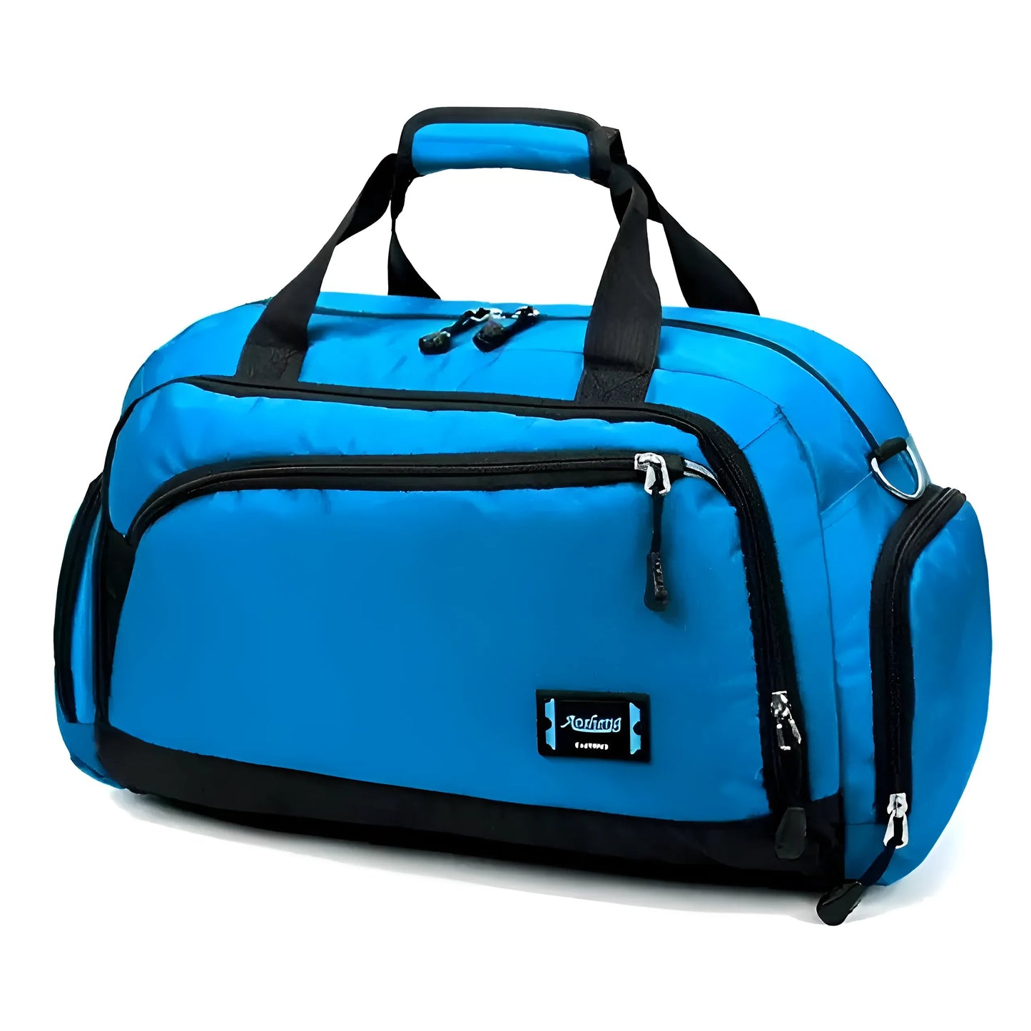 Blue Sports Bag with Pockets