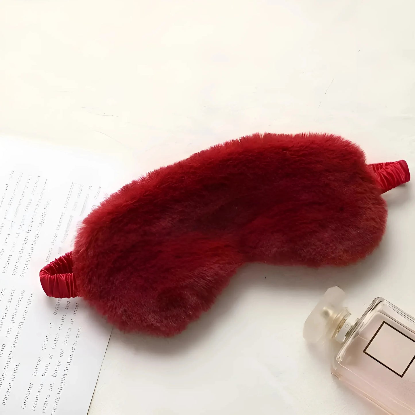 Burgundy Soft Eye Mask