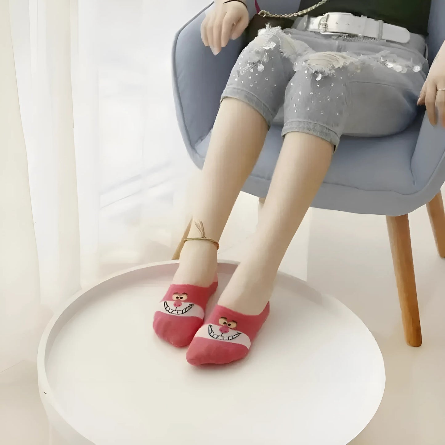Cartoon Character Ankle Socks