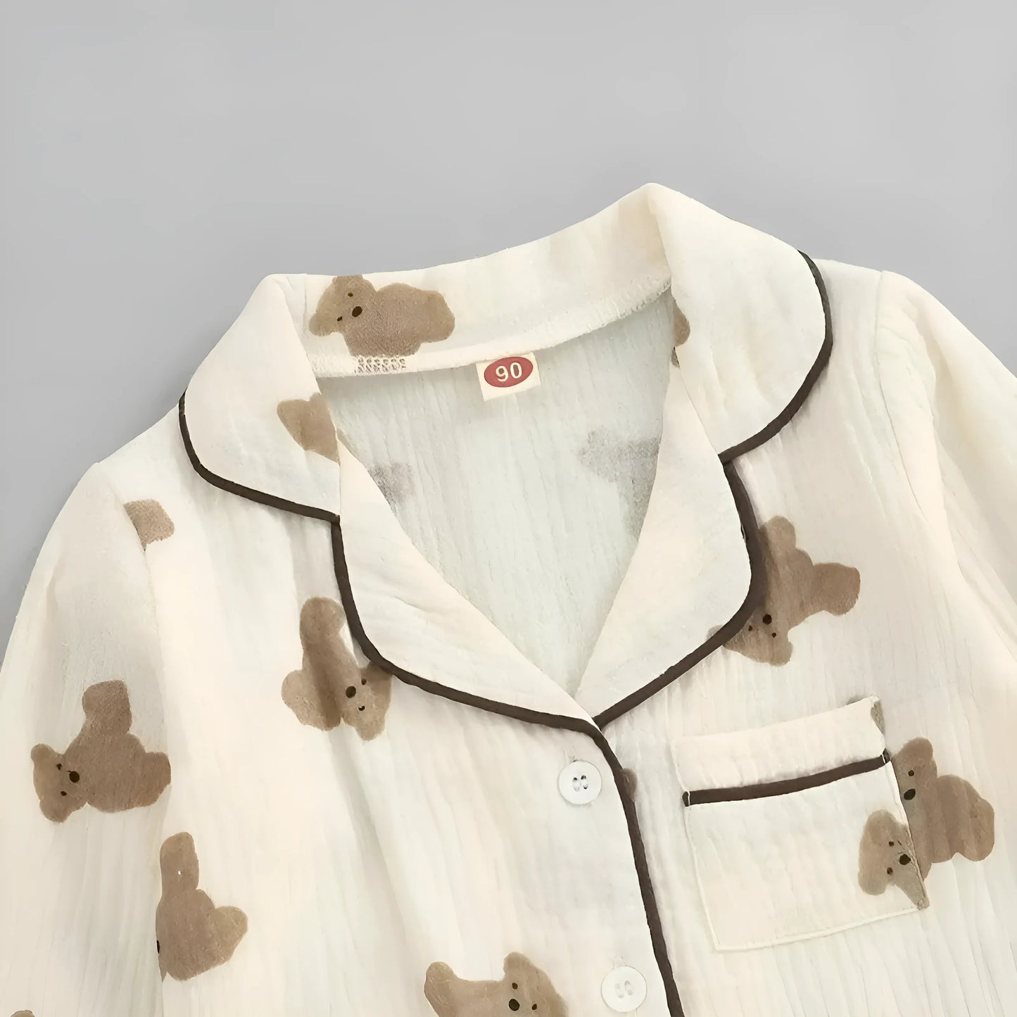 Children's Bear Print Pyjamas