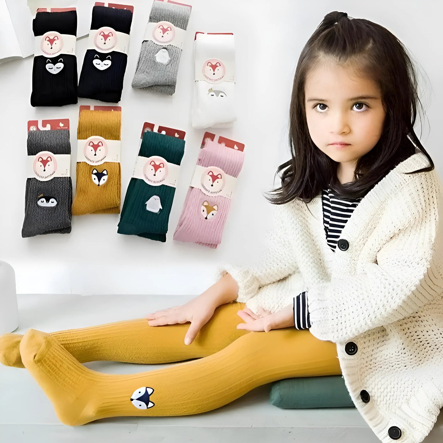 Children's Tights with Animal Designs
