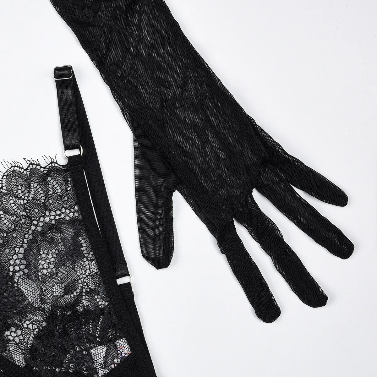 Lingerie set with lace details