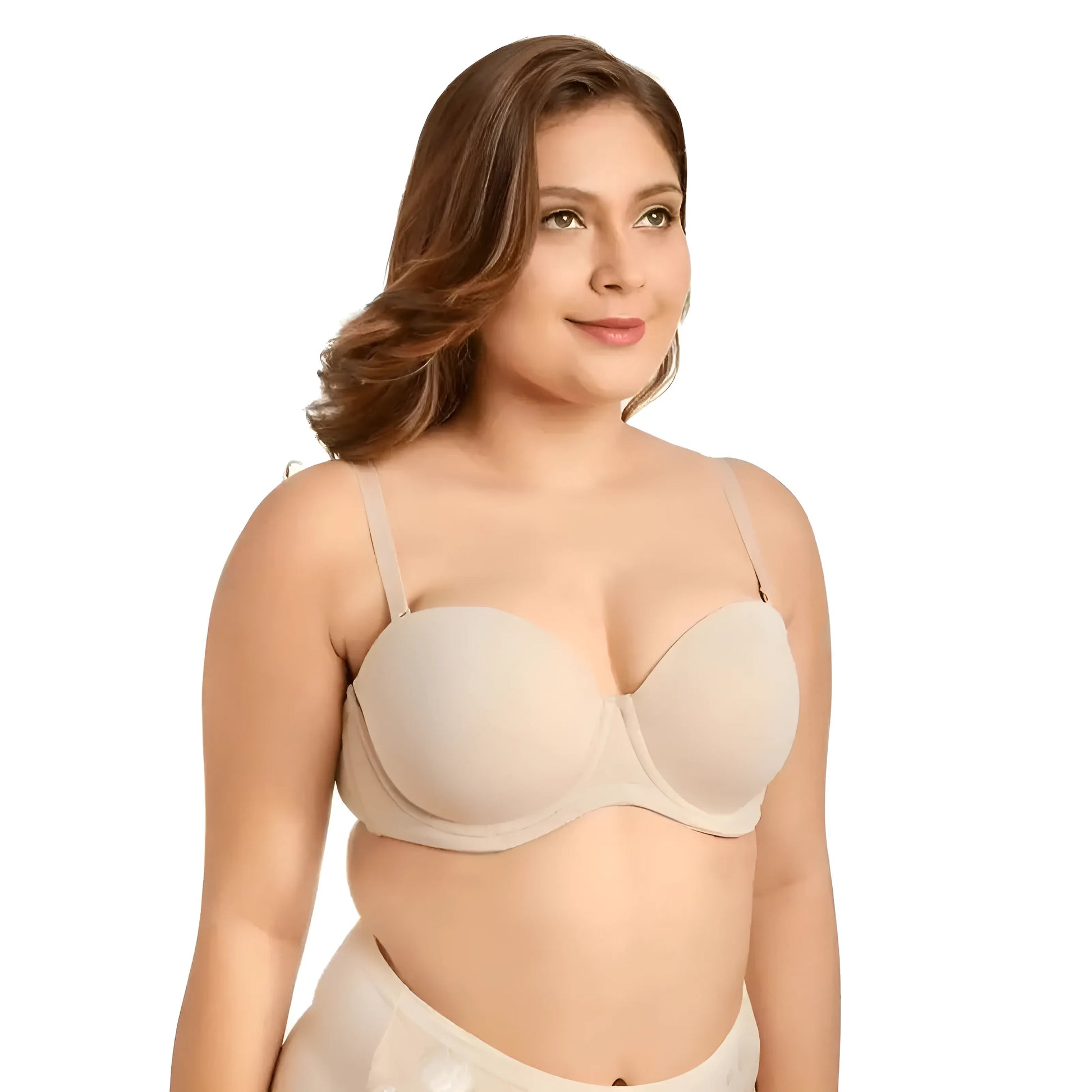 Detachable Strap Bra in Plus Sizes