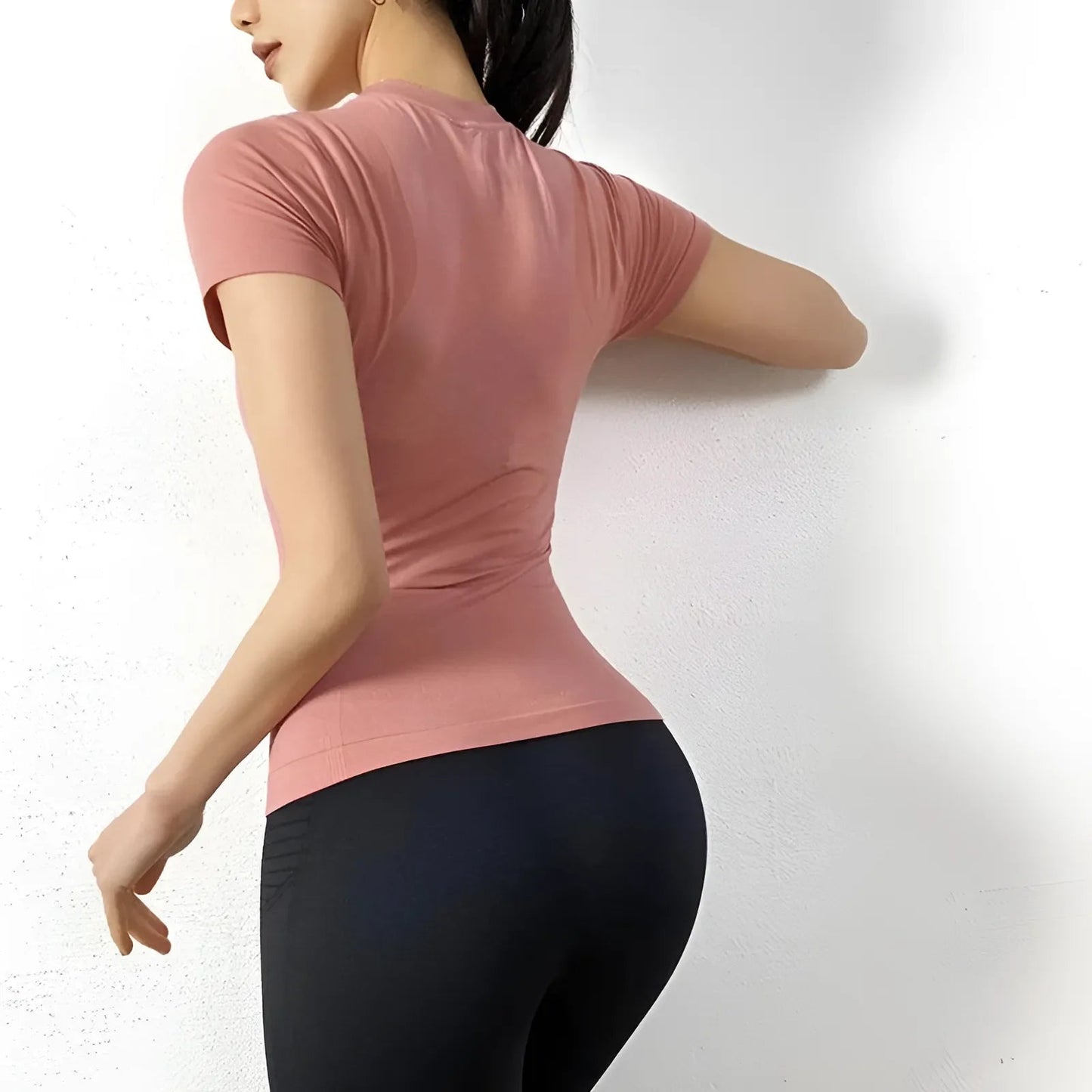 Fitted Short Sleeve Sports Top