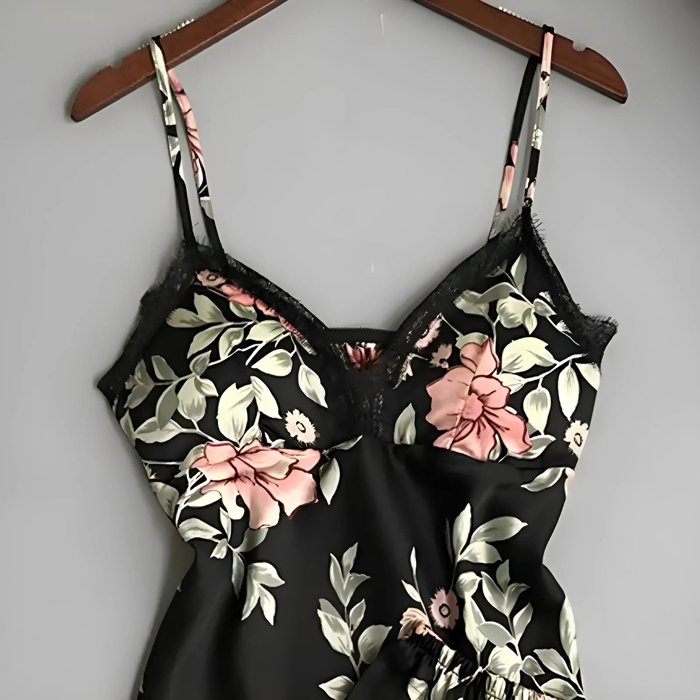 Floral Pyjama Set with Top and Shorts