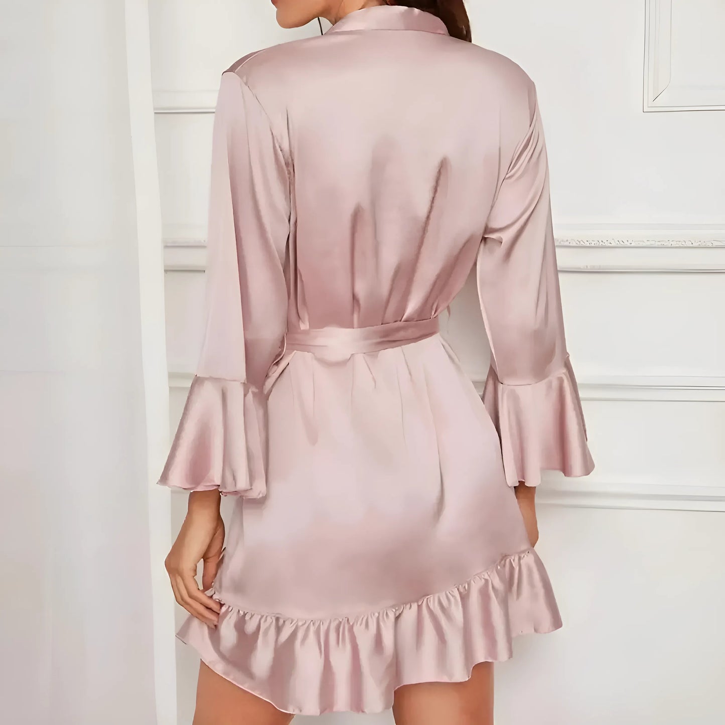 Frilled Robe Peniuar
