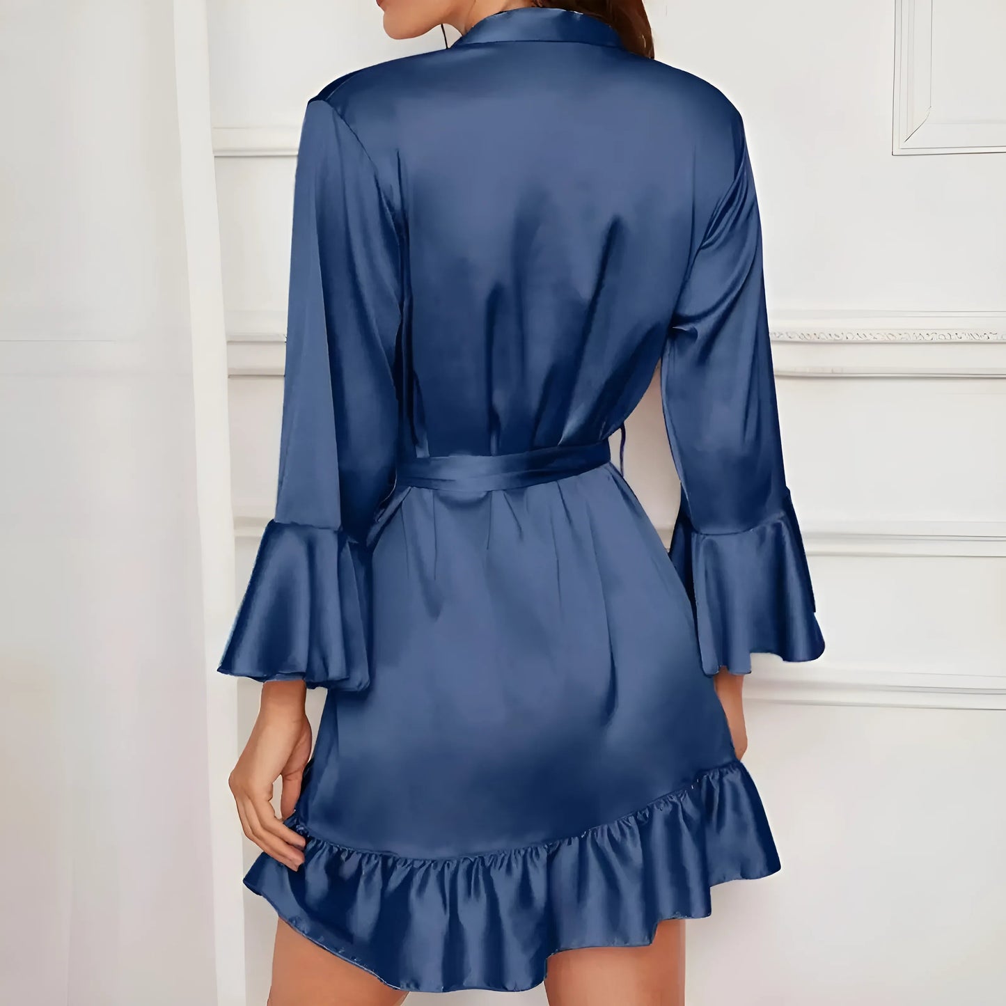 Frilled Robe Peniuar