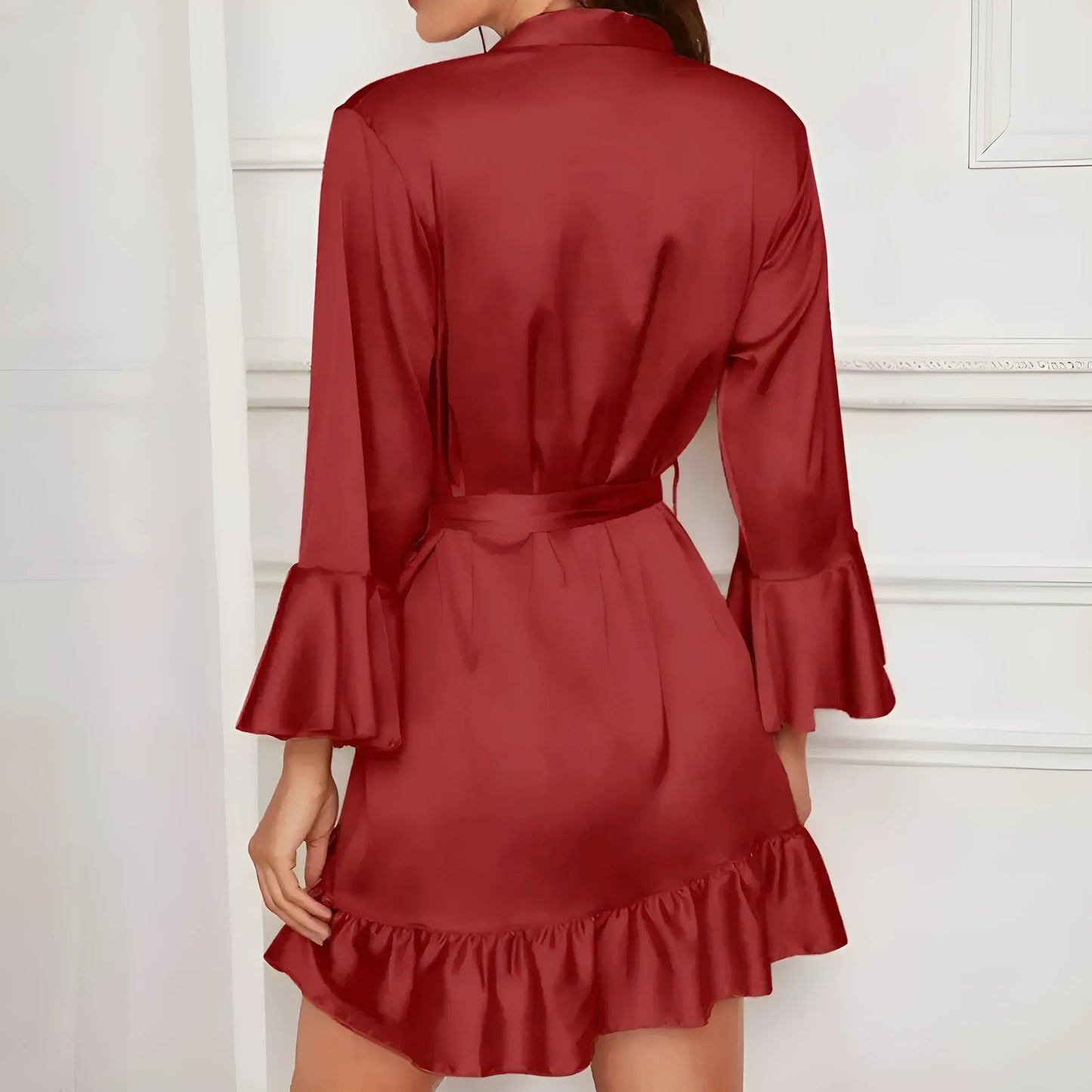 Frilled Robe Peniuar
