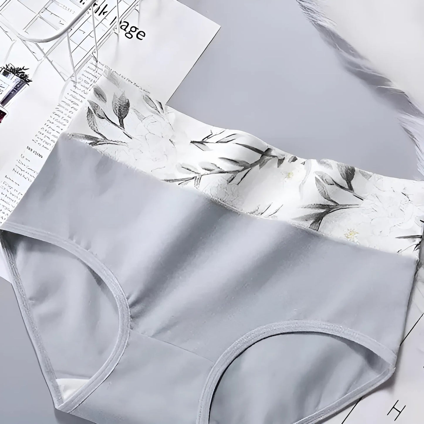 Green Classic High-Waisted Briefs