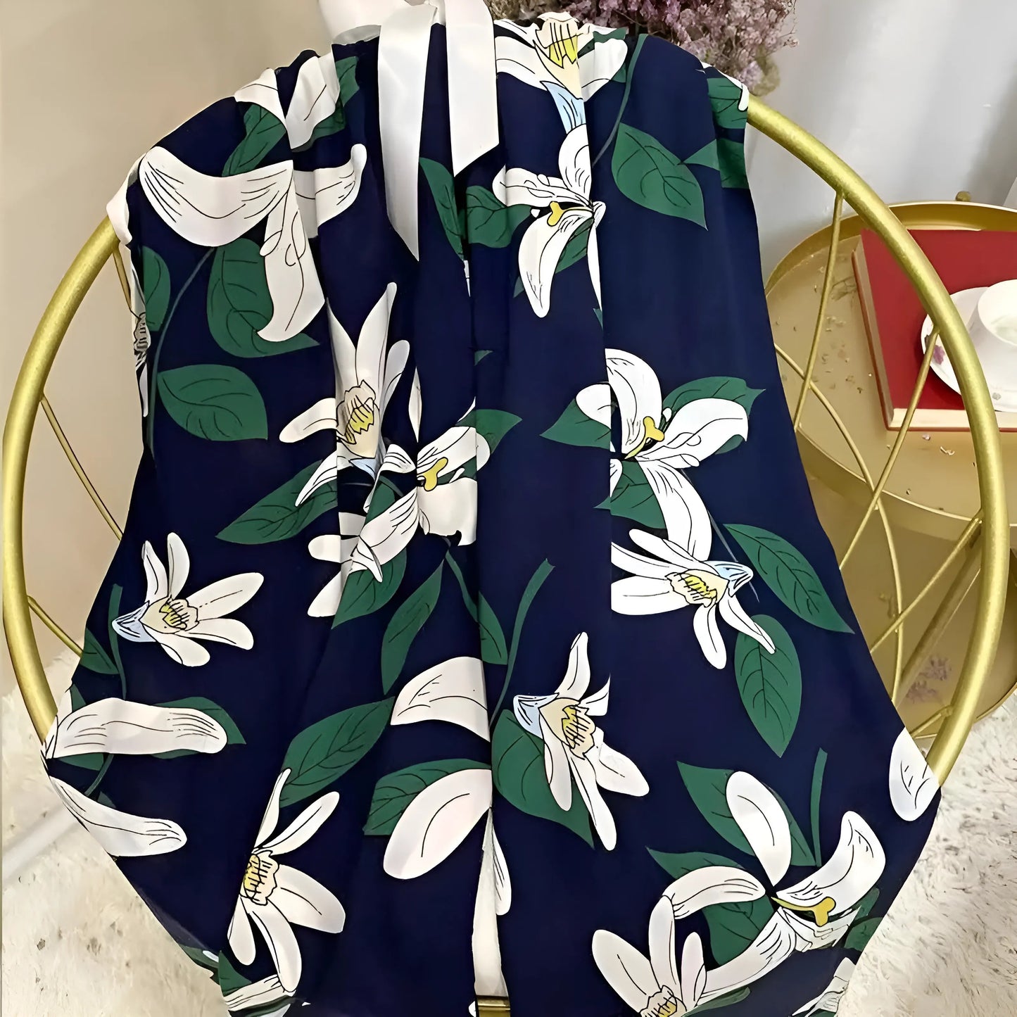 Green Floral Pyjama Trousers