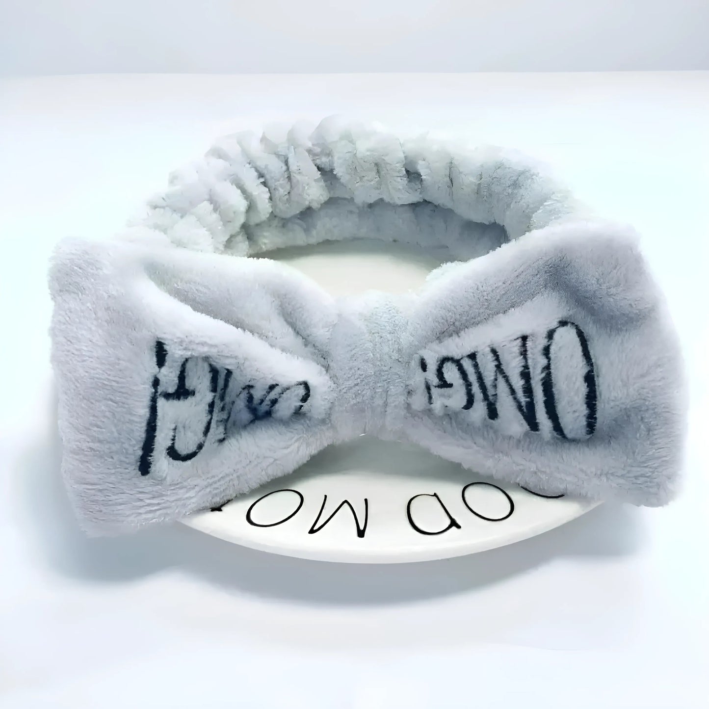 Grey Fluffy Hairband OMG!